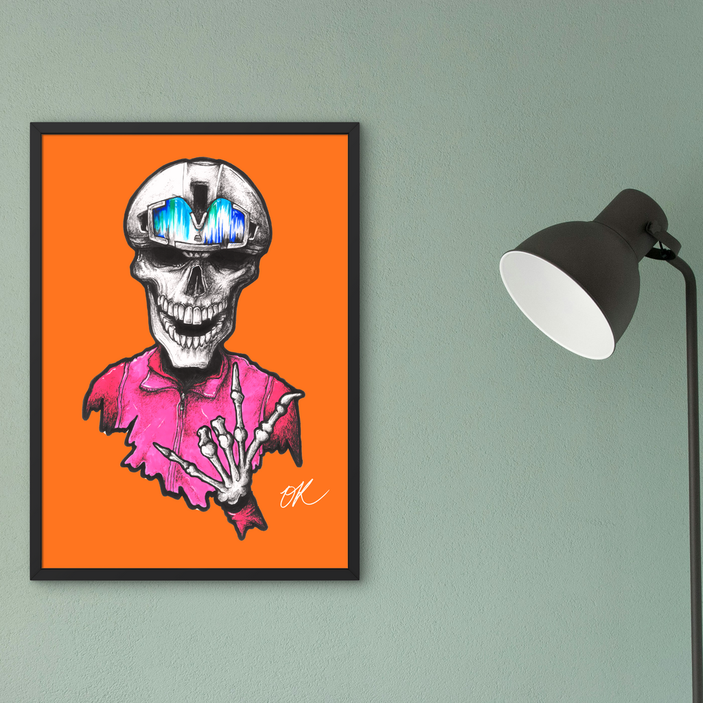 Skull Hangs - Poster