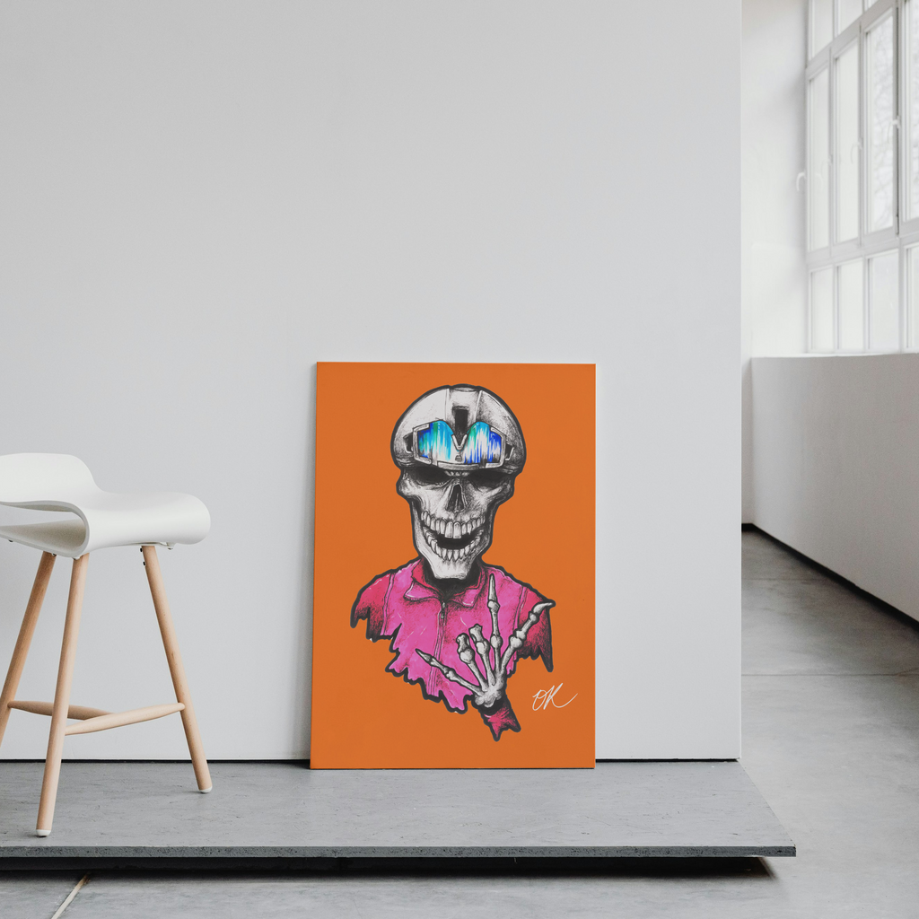 Skull Hangs - Poster